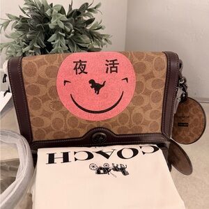 Coach X Rexy Yeti Out Riley Bag With Charm1